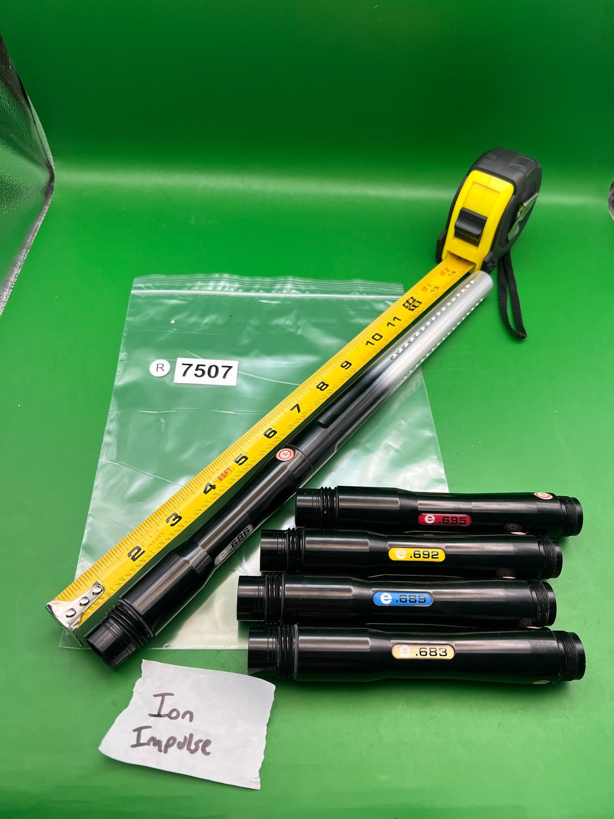 Evil Pipe Barrel Kit Ion Impulse Luxe Thread Black .683 .689 .692 .695