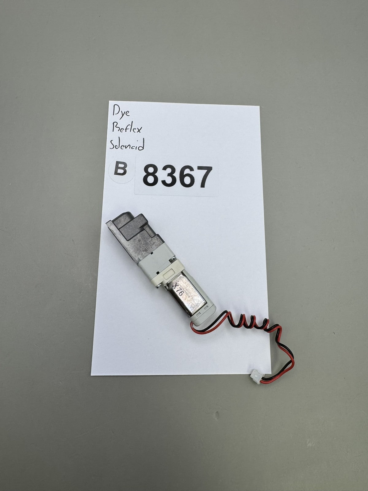 Dye Reflex Solenoid