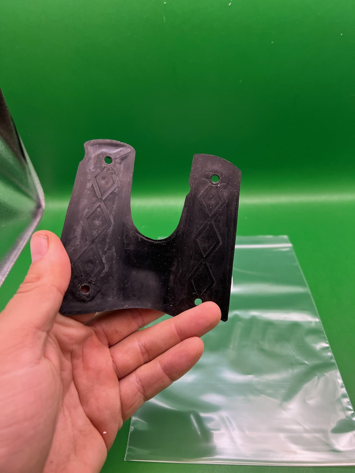 Autococker Grips - used paintball grip panels - black