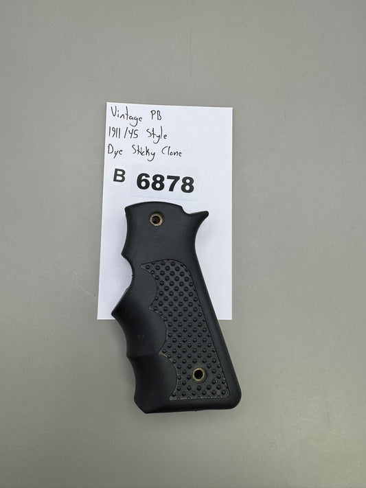 Vintage Paintball 1911/45 Style Dye Sticky Clone Grip Black