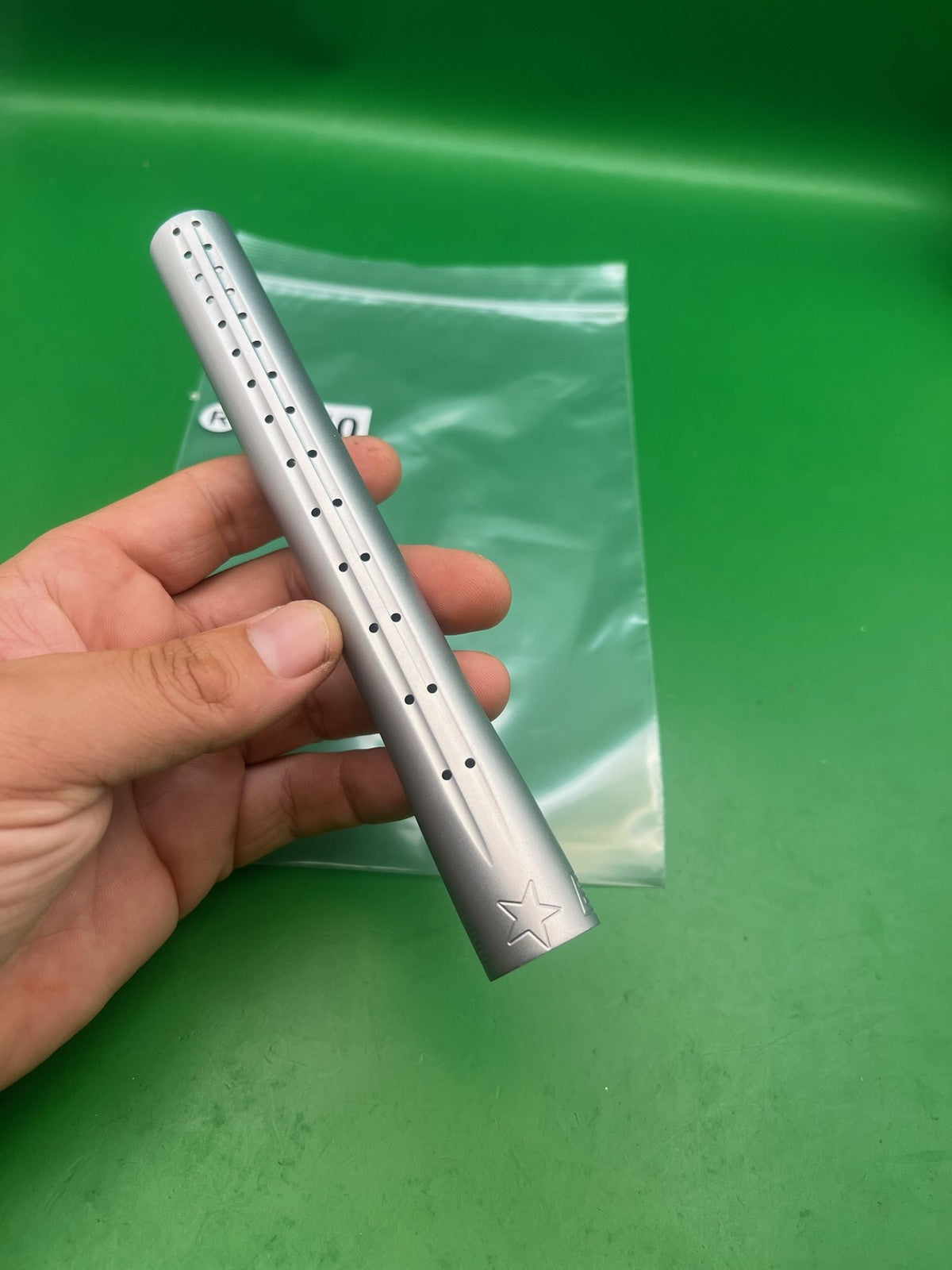 Planet Eclipse Shaft Pro 14" Barrel Tip Silver Dust Aluminum Ported