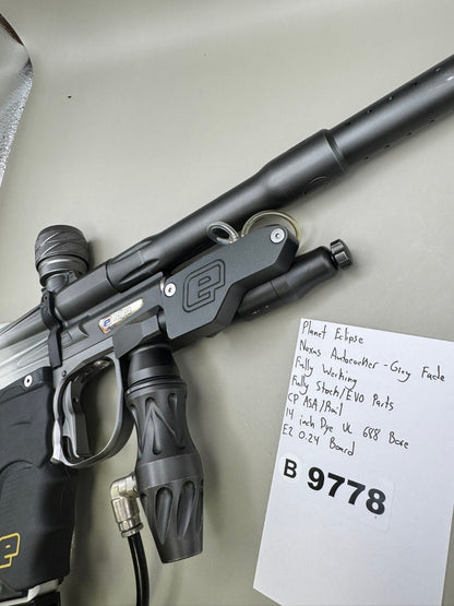 Planet Eclipse Nexus Autococker - Grey Fade - Paintball Marker Fully Working