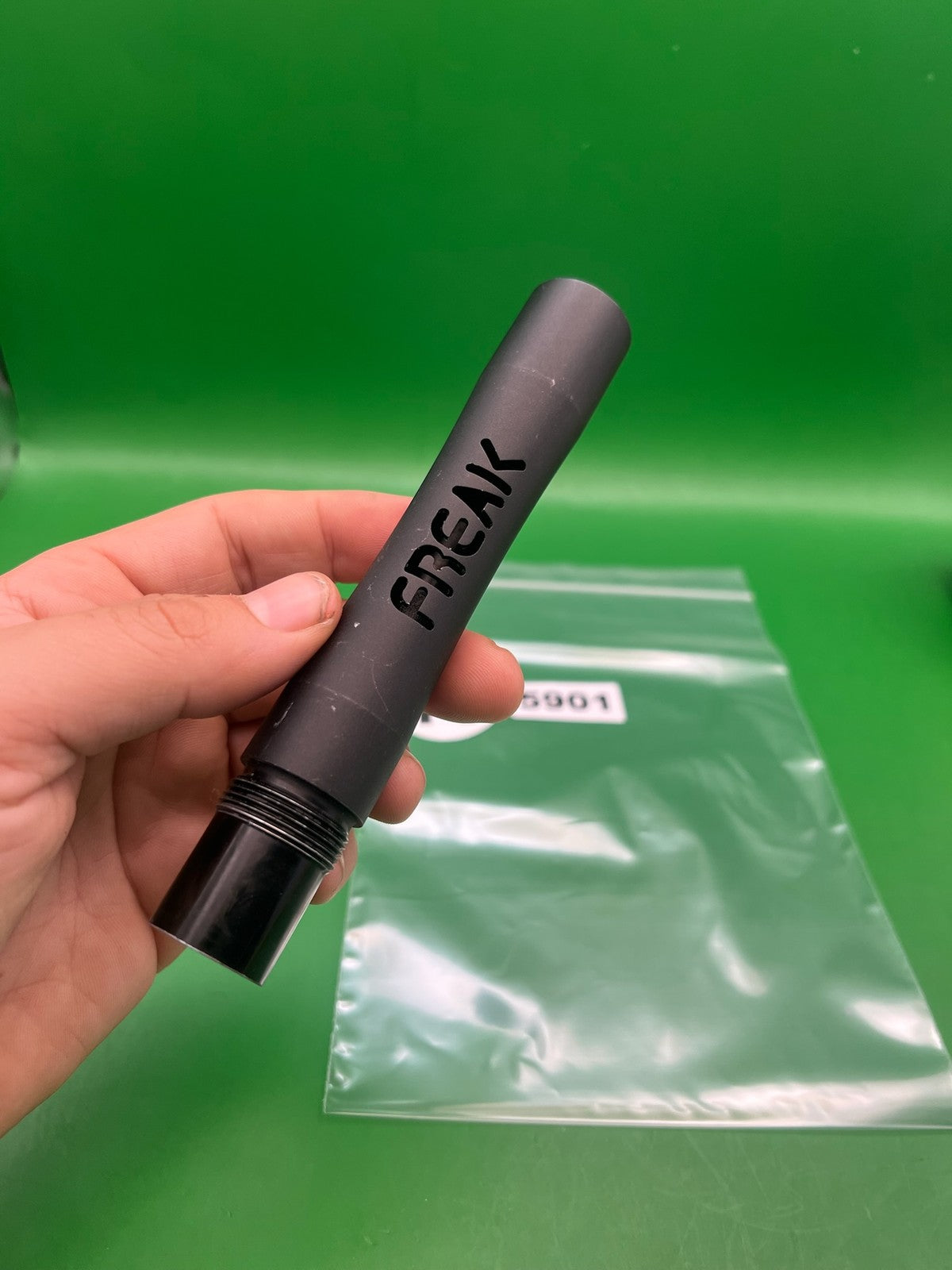 Smart Parts Freak Barrel Back AC Autococker Thread Dust Black 5"