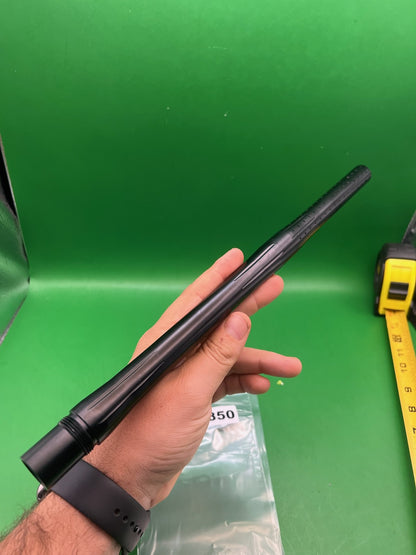 Autococker Barrel 14" .690 Black - used paintball barrel - black