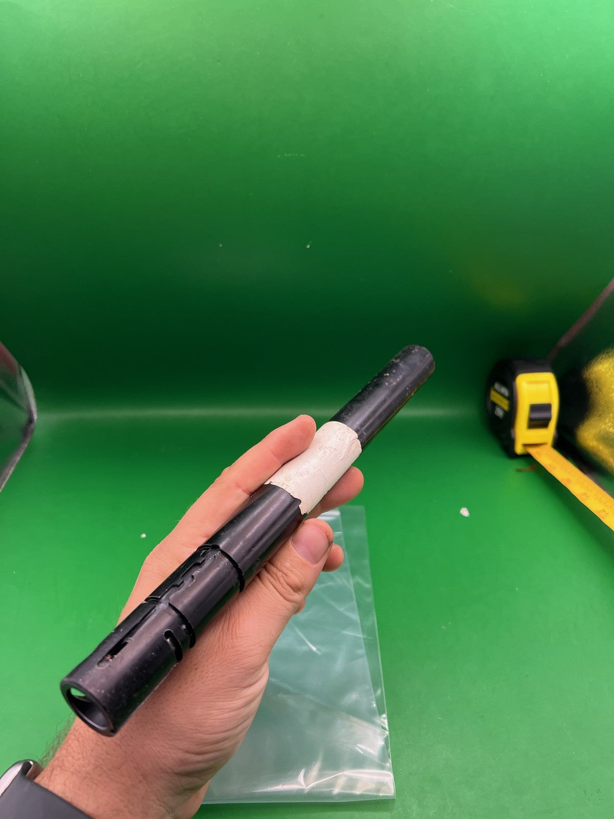 AGD Black Barrel - used paintball barrel - black