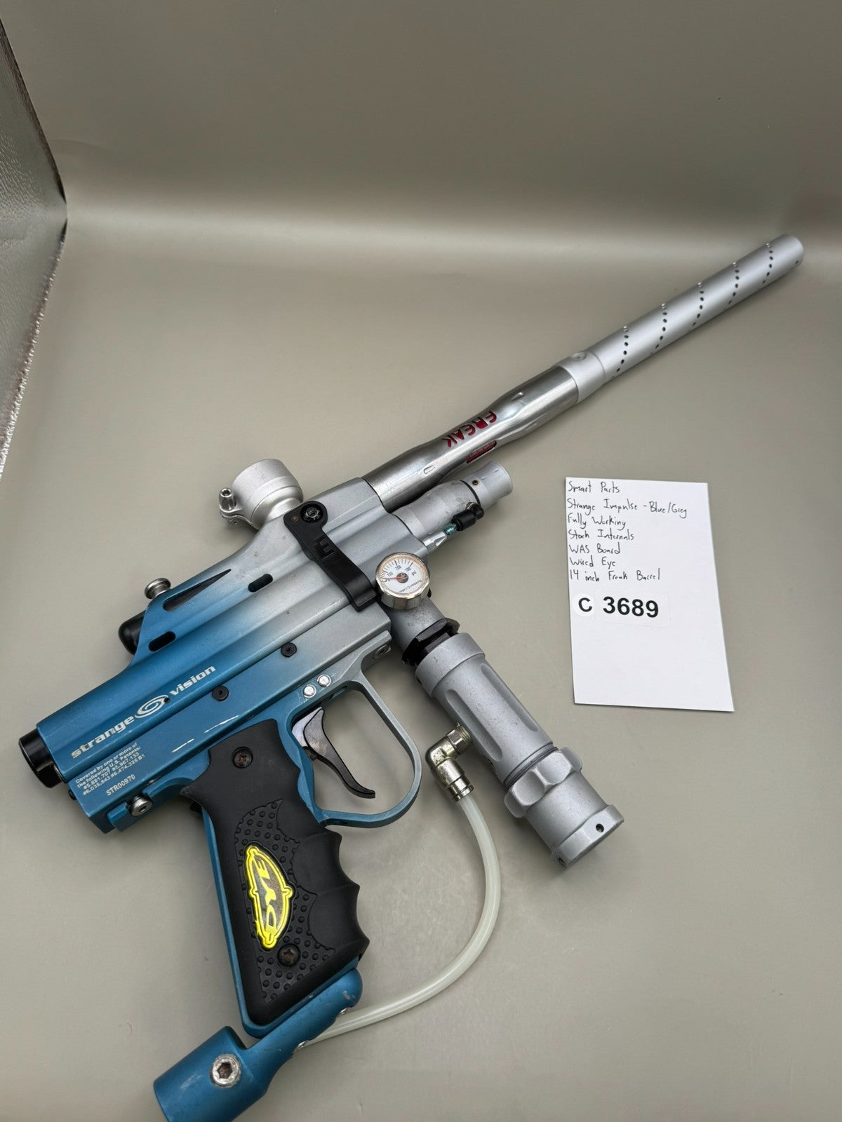 Smart Parts Strange Impulse - Blue/Grey - Paintball Marker Fully Working