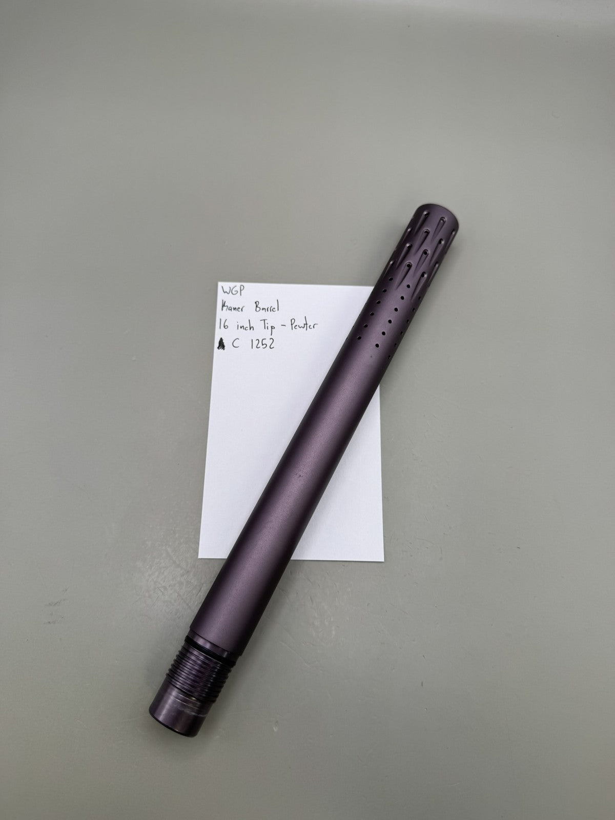 WGP Kaner  Barrel 16 inch Tip - Pewter