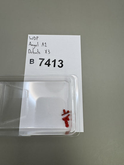WDP Angel A1 Detents Red Set of 3