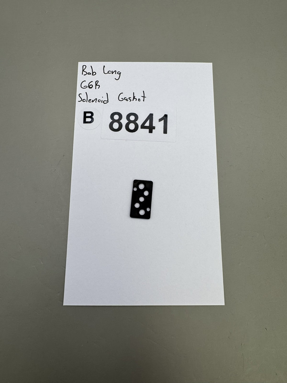 Bob Long G6R Solenoid Gasket