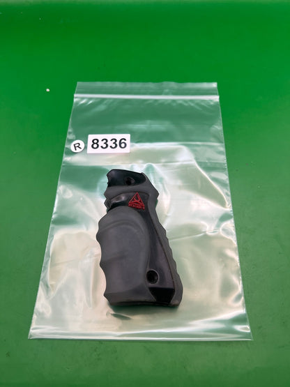 System X 1911 45 Style Paintball Grip Black Rubber Two-Piece Panel Set