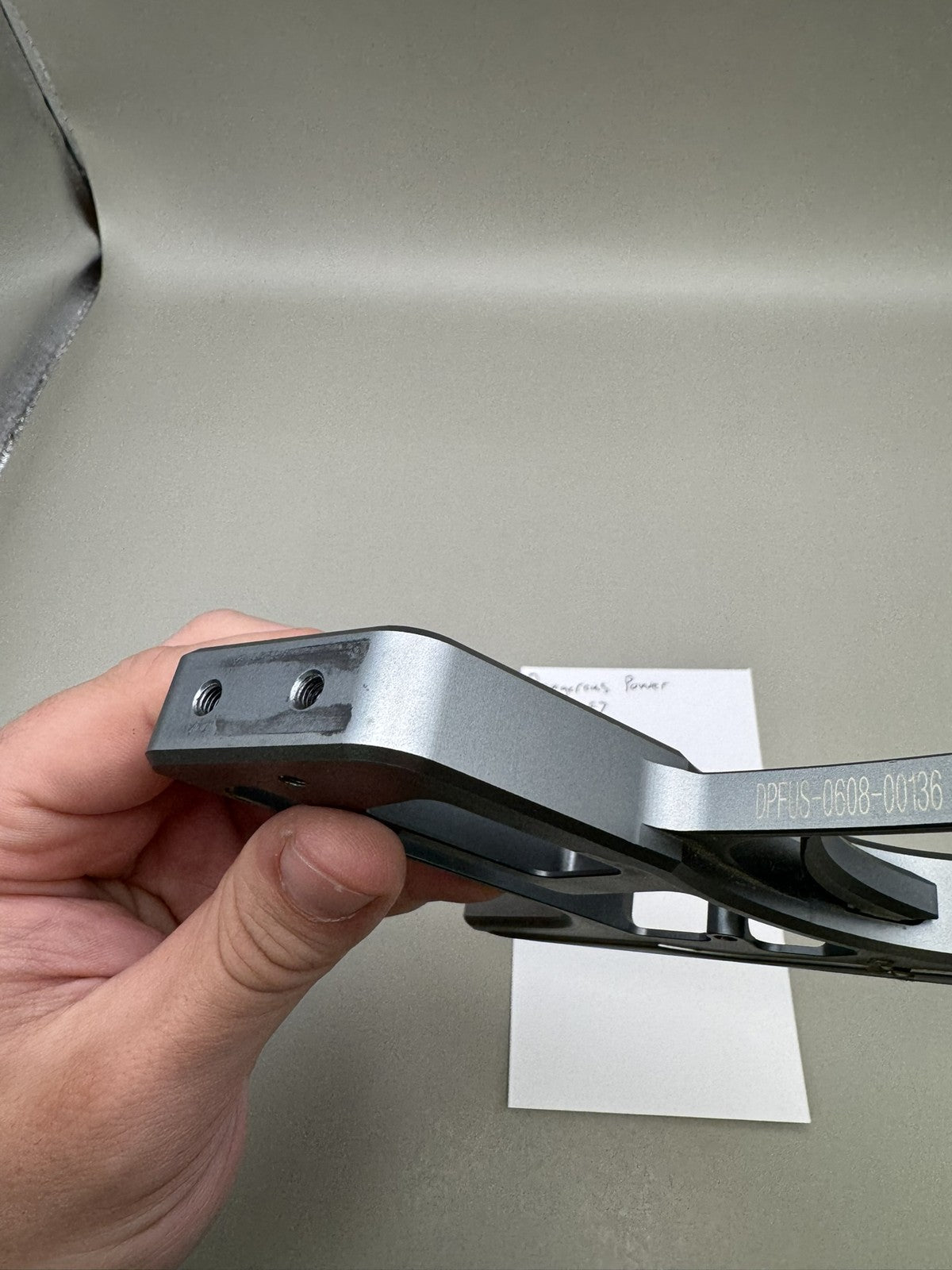 Dangerous Power Fusion F7 Trigger Frame Silver