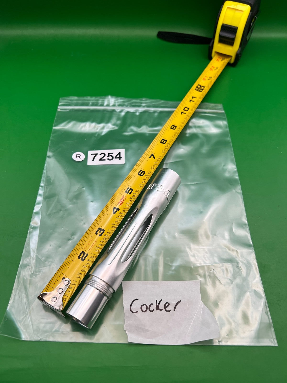 Smart Parts Freak XL Barrel Back AC Autococker Thread Silver Aluminum ~5"