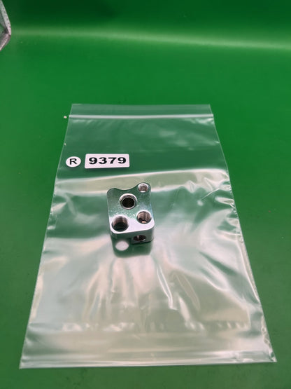 WGP Autococker 2K Front Block Silver Polished Aluminum Marker Part