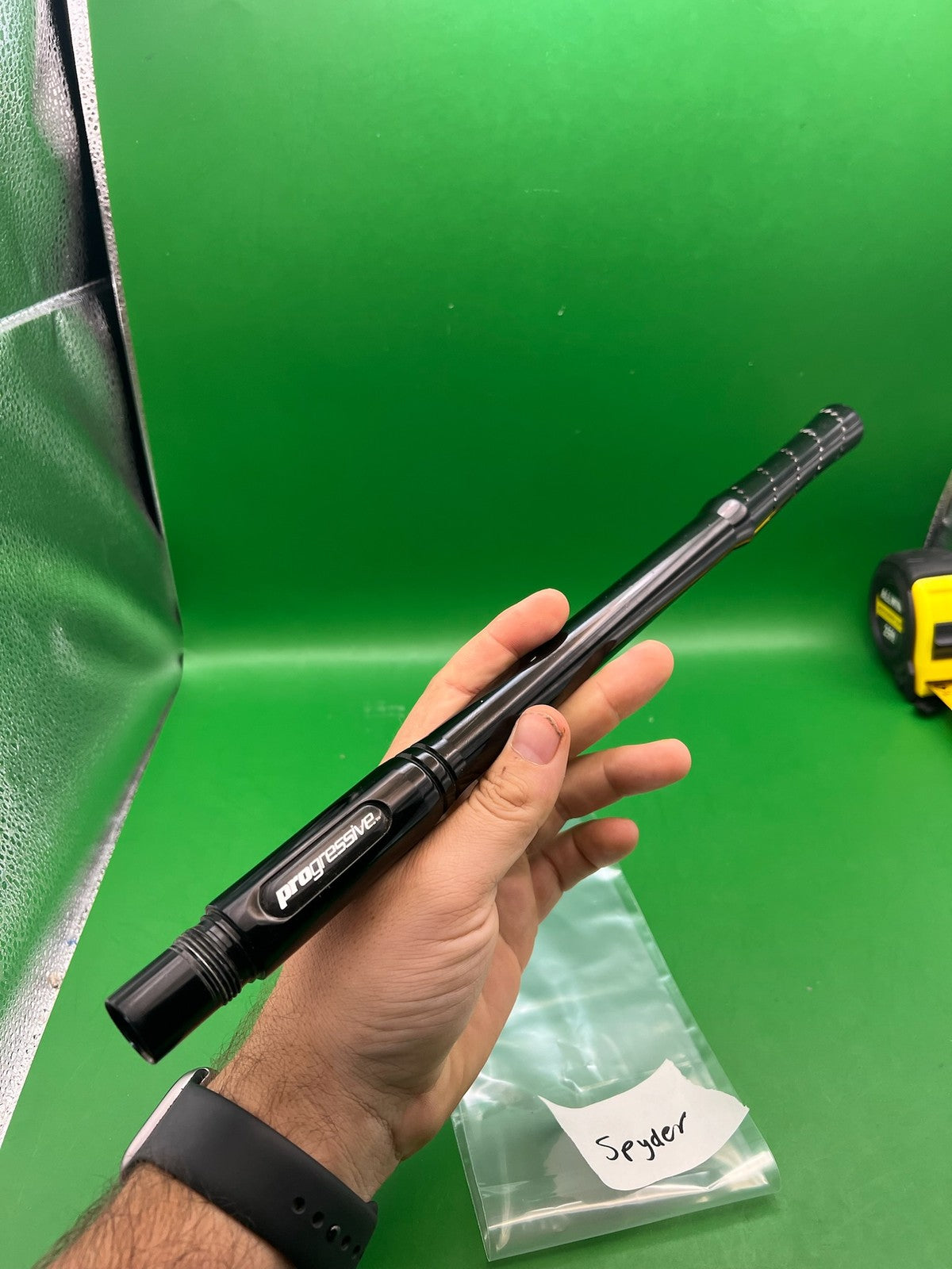 Smart Parts Progressive Barrel Spyder 14" .692 Black - used paintball barrel - black