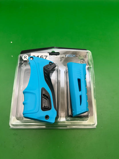 Smart Parts Shocker RSX Dual Grip Kit Blue Trigger Frame & Vertical Reg Grip