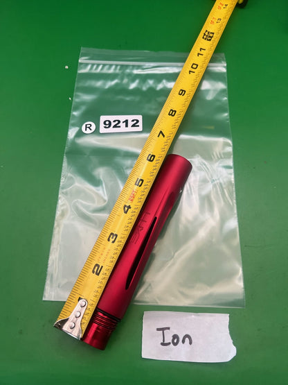 DLX Luxe Freak XL Barrel Back Ion Thread Red Anodized Aluminum