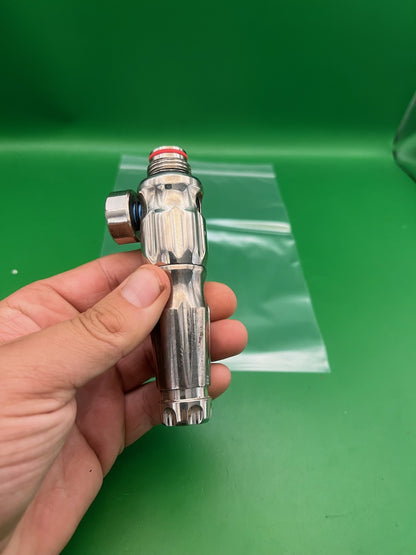 System X Inline HPR Torpedo Regulator Polished Chrome Silver