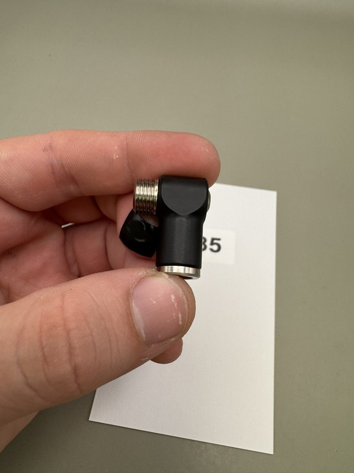 CCM 90Â° Fitting Black