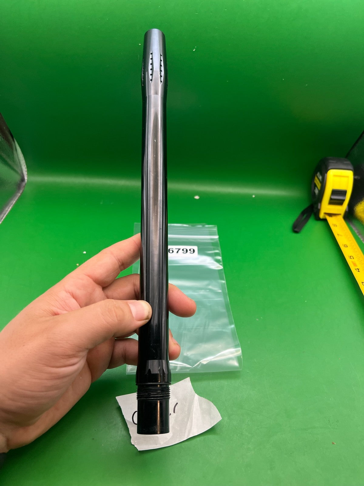 Autococker Cocker Barrel Black - used paintball barrel - black