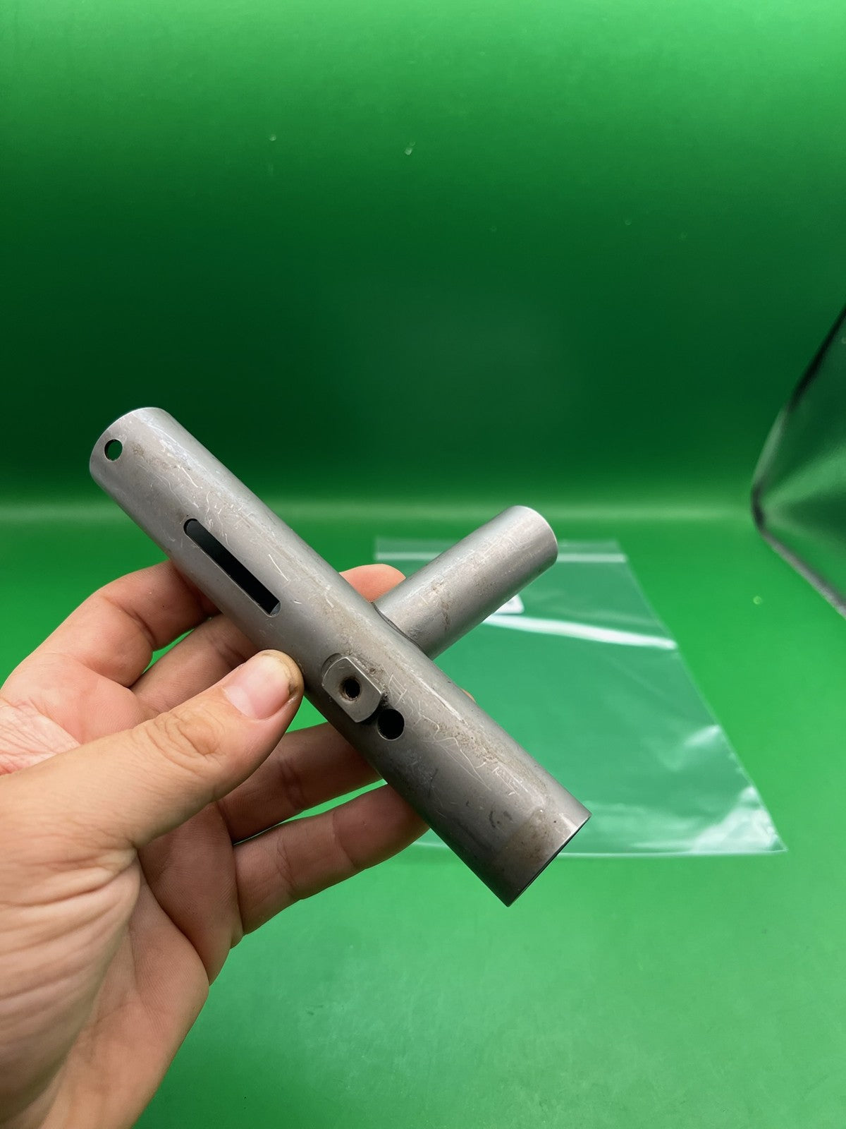 Automag Body - used paintball marker body - raw aluminum / bare metal
