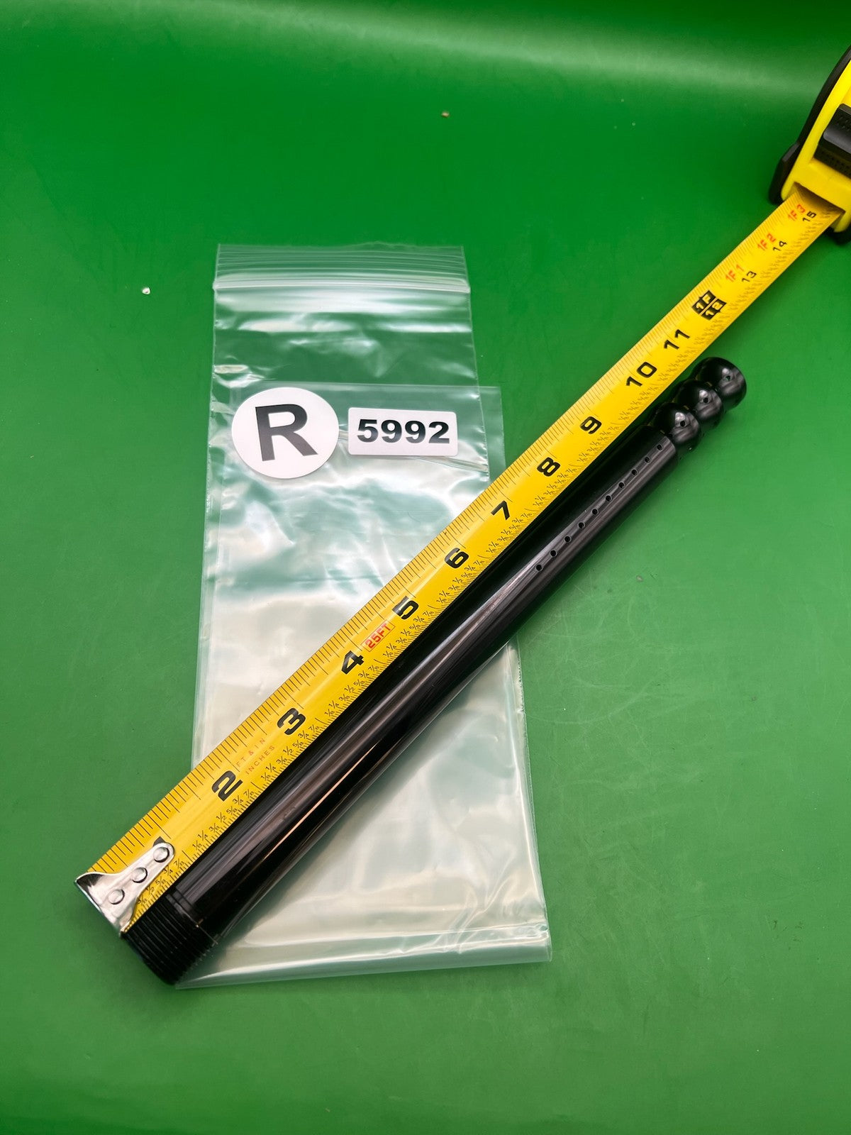 CP Barrel Tip Black - used paintball barrel tip - black