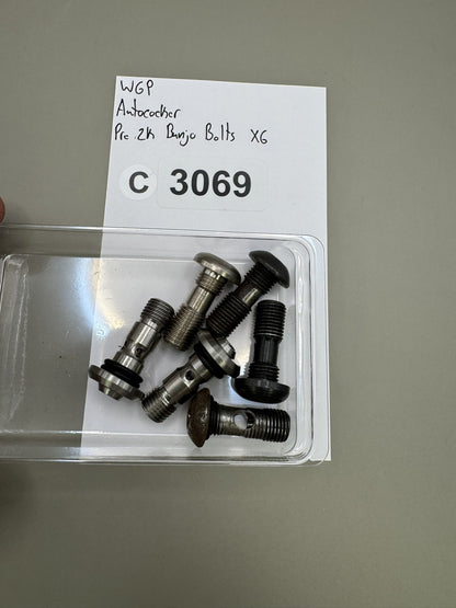 WGP Autococker Pre 2K Banjo Bolts x6