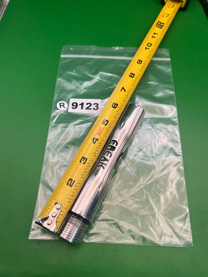 Smart Parts Freak Barrel Back Polished Silver Aluminum ~5in Ion / Luxe