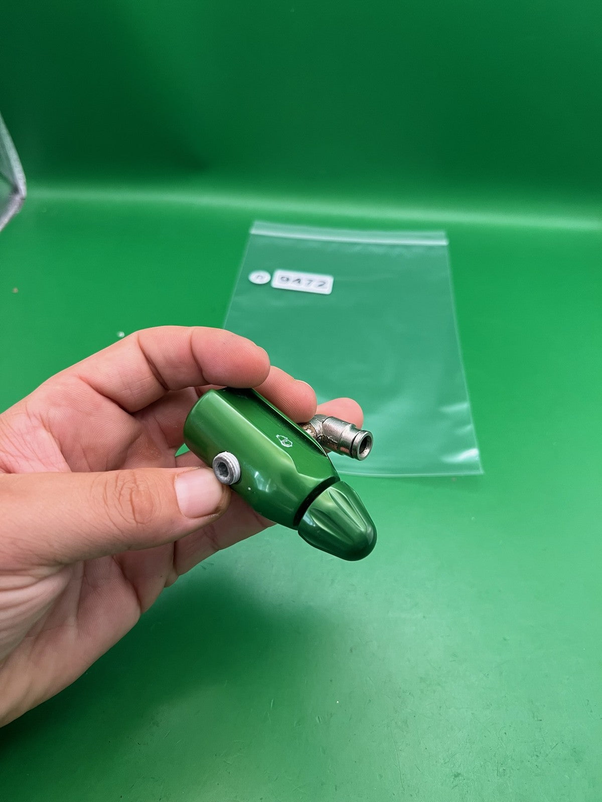 Custom Products CP ASA Green Anodized Aluminum Paintball