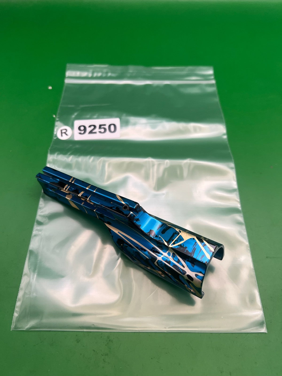 AGD Automag Sight Rail Blue Anodized Custom Splash Milled Aluminum
