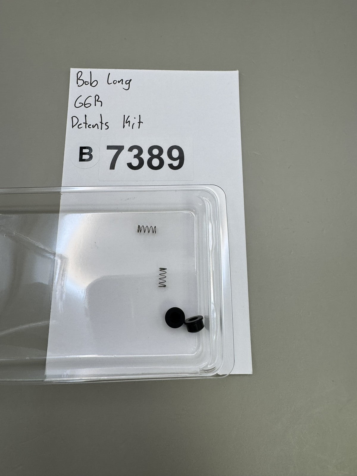 Bob Long G6R Detents Kit Black