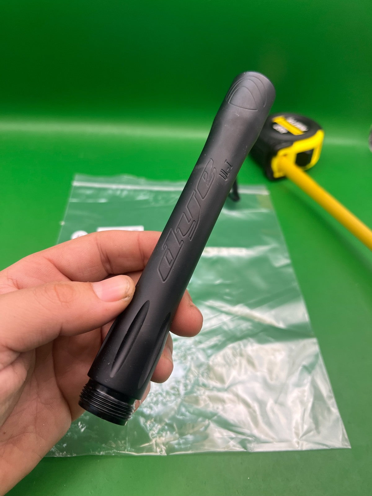 Dye UL-I Barrel Back Autococker AC Thread Dust Black 7" Paintball