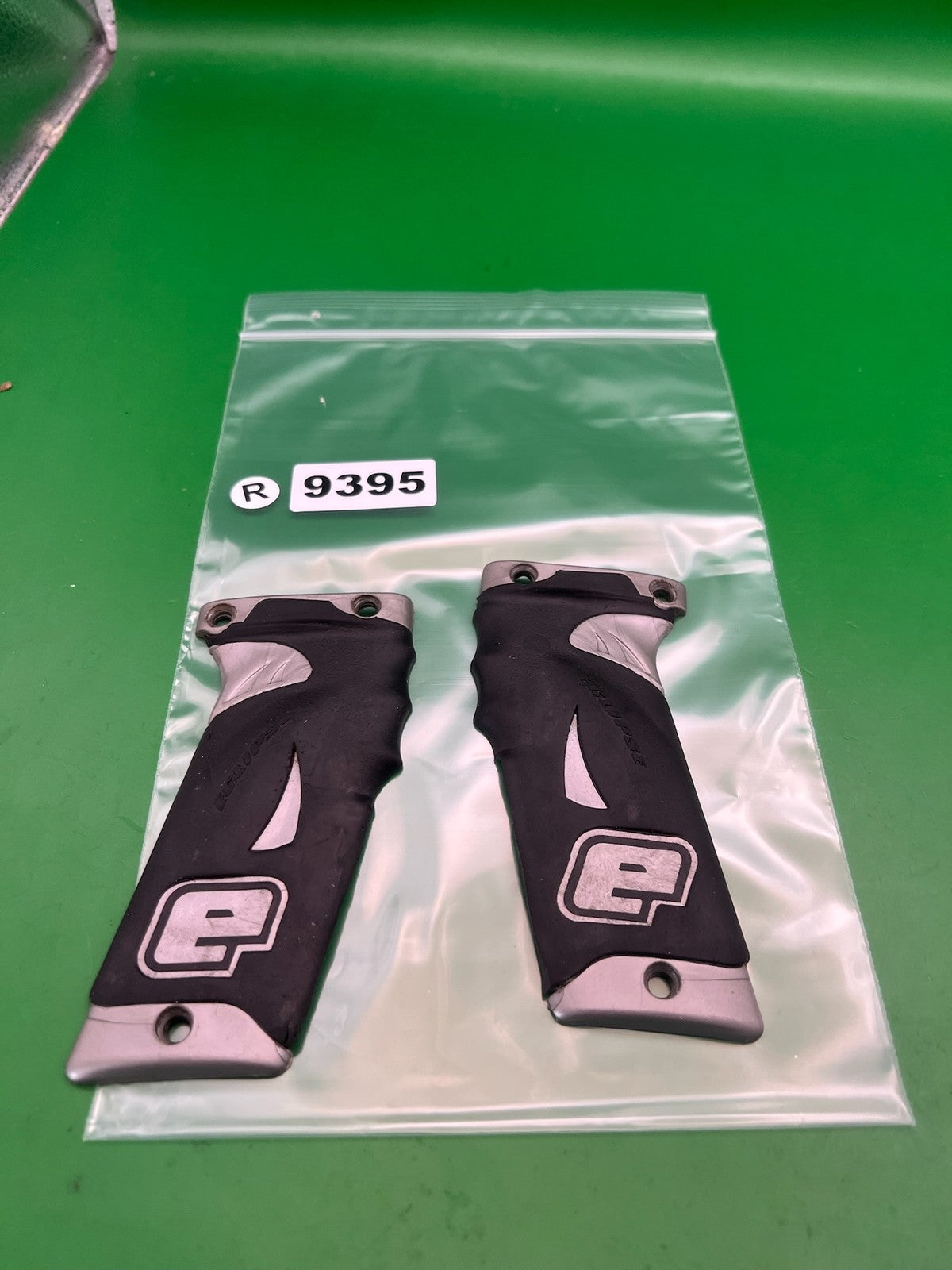 Planet Eclipse E-Blade Autococker Grip Panels Black Silver Rubber WGP E2