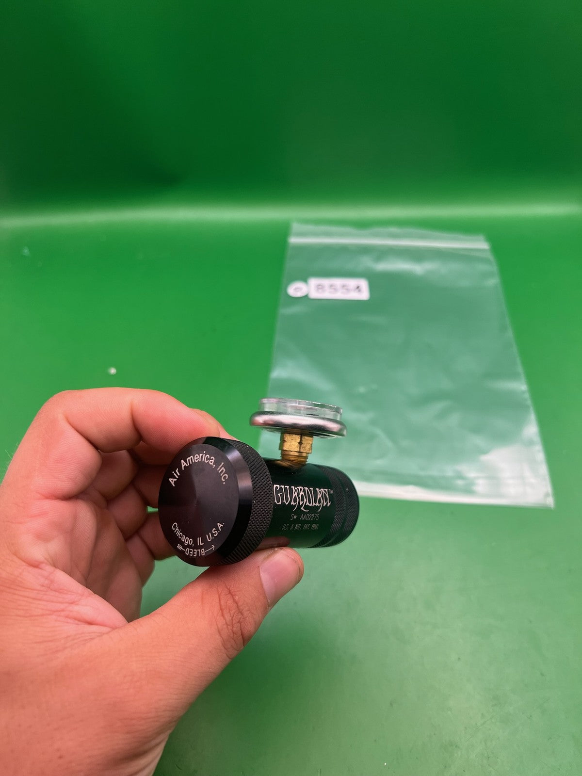 Air America Guardian Pressure Tester Black with Gauge