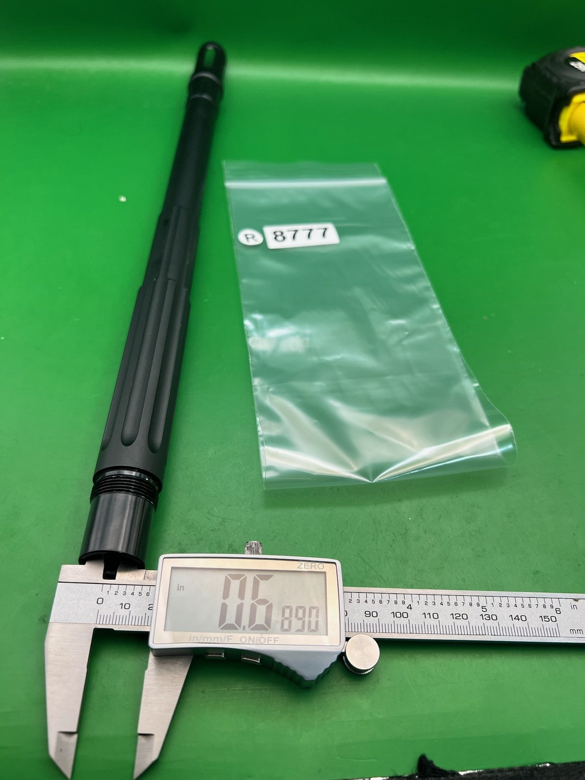 Tactical Barrel 16" .689 Bore AC Thread Black Autococker