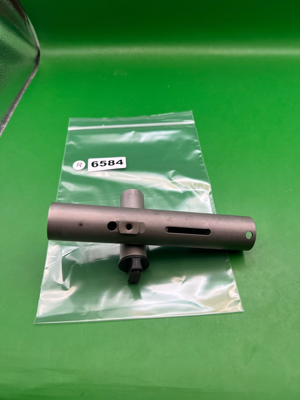 Automag Body - used paintball marker body - silver/gray anno