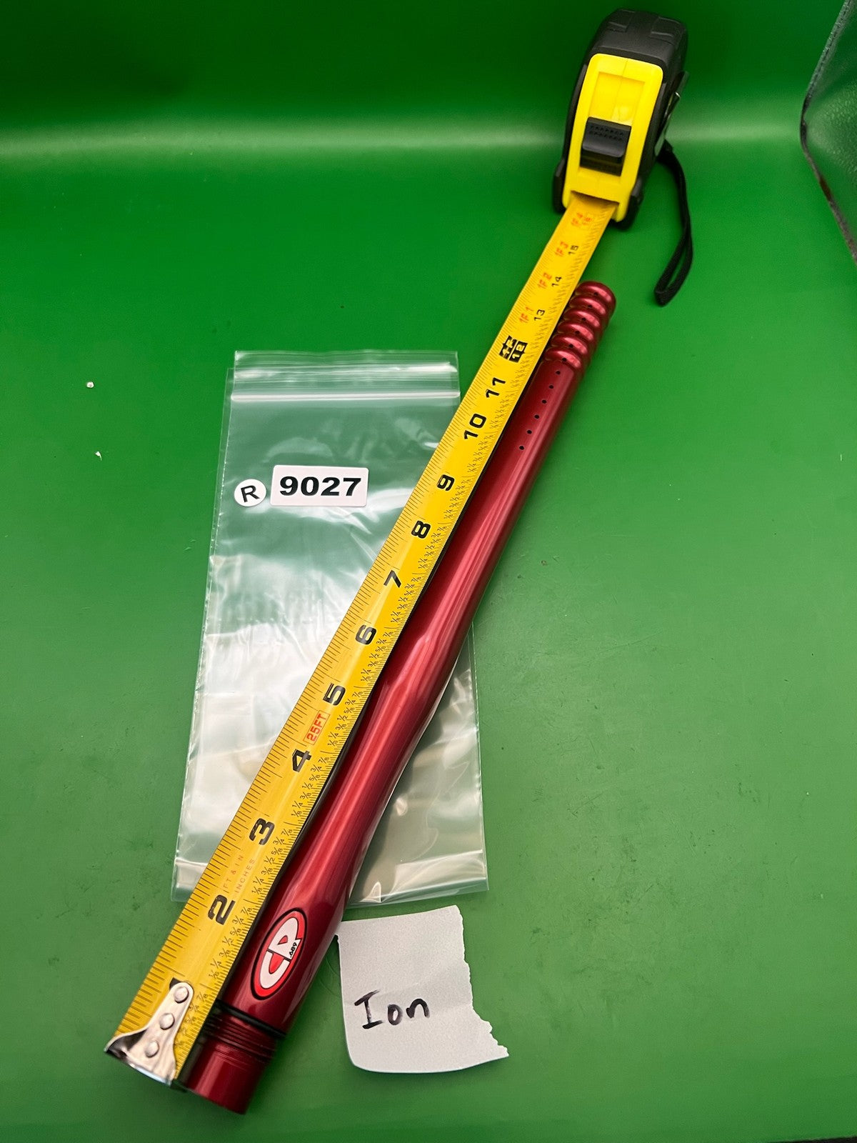 CP Custom Products 14in Paintball Barrel 689 Bore Ion Thread Red Anodized