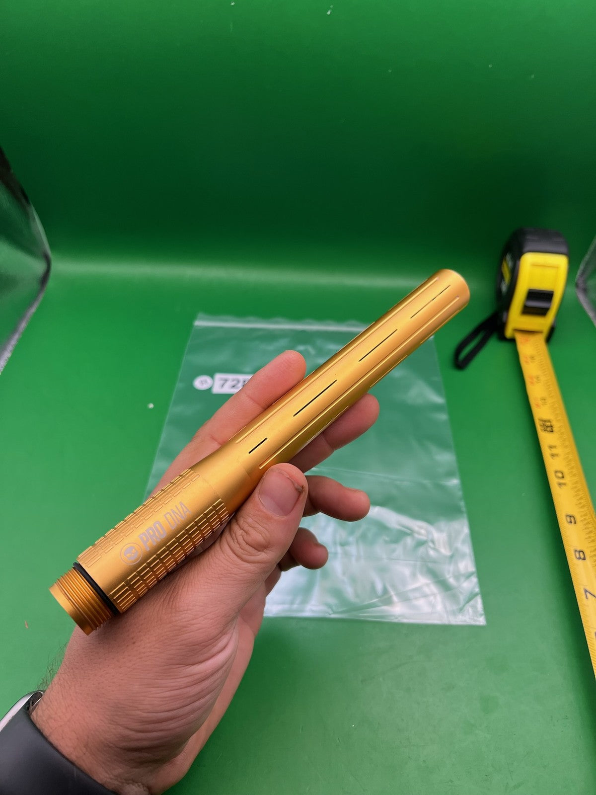 Infamous Pro DNA Silencio AC Threaded Barrel Tip Gold Aluminum 14"