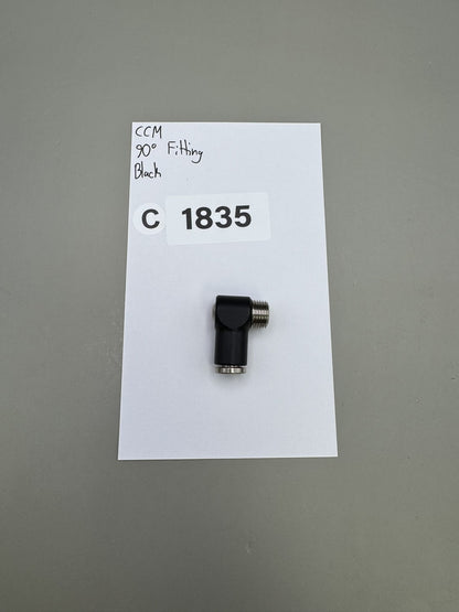 CCM 90Â° Fitting Black