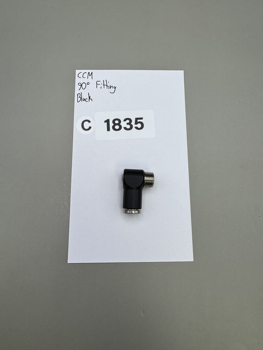 CCM 90Â° Fitting Black