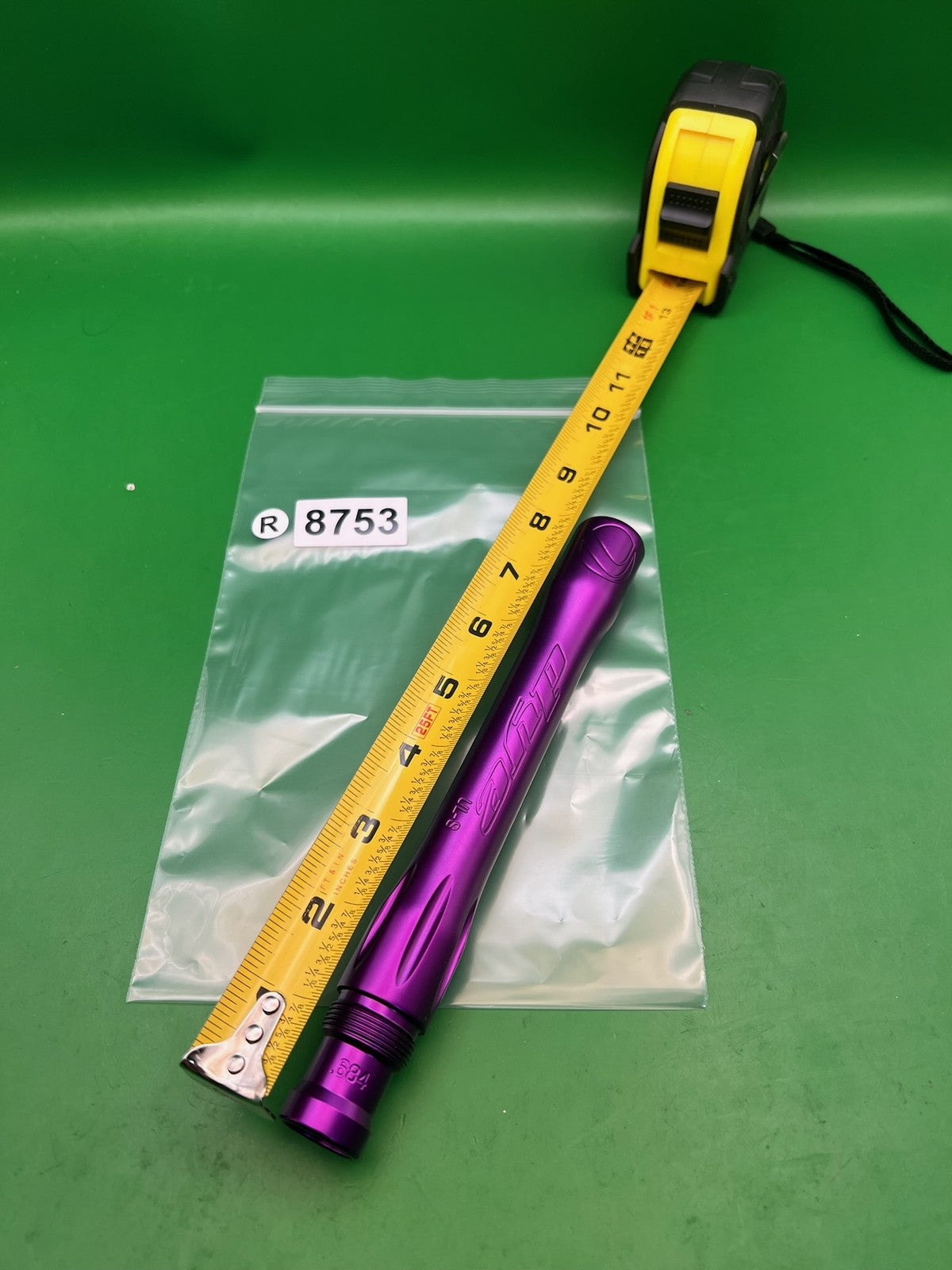 Dye UL-S Barrel Back Purple .684 Bore Autococker AC Thread ~8in
