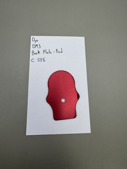 Dye DM3 Back Plate - Red