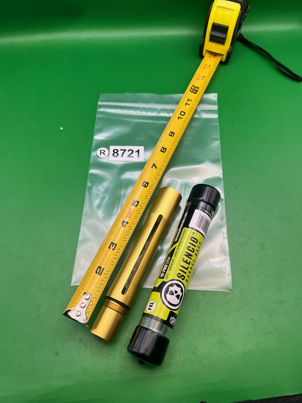 Infamous Silencio FXL Freak XL Barrel Back Autococker Thread Dust Gold
