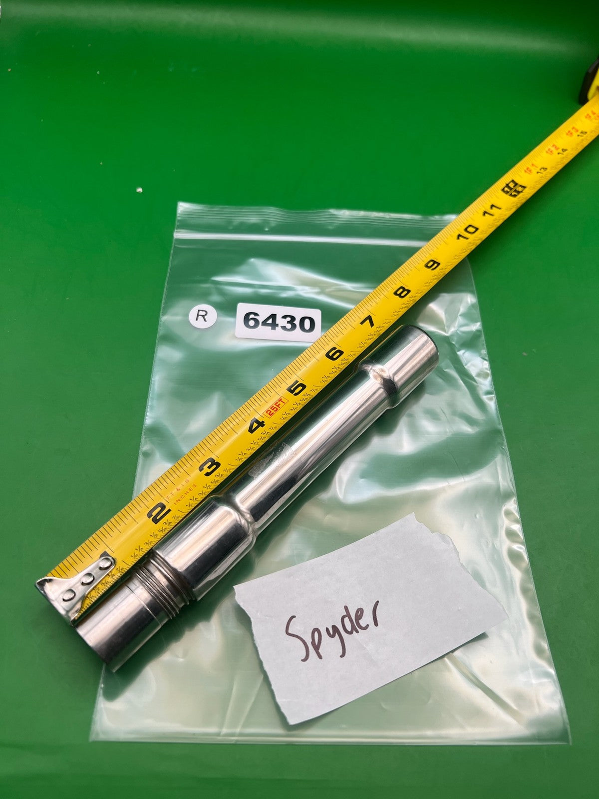 Dye Ultralite Spyder Barrel Back Silver .684