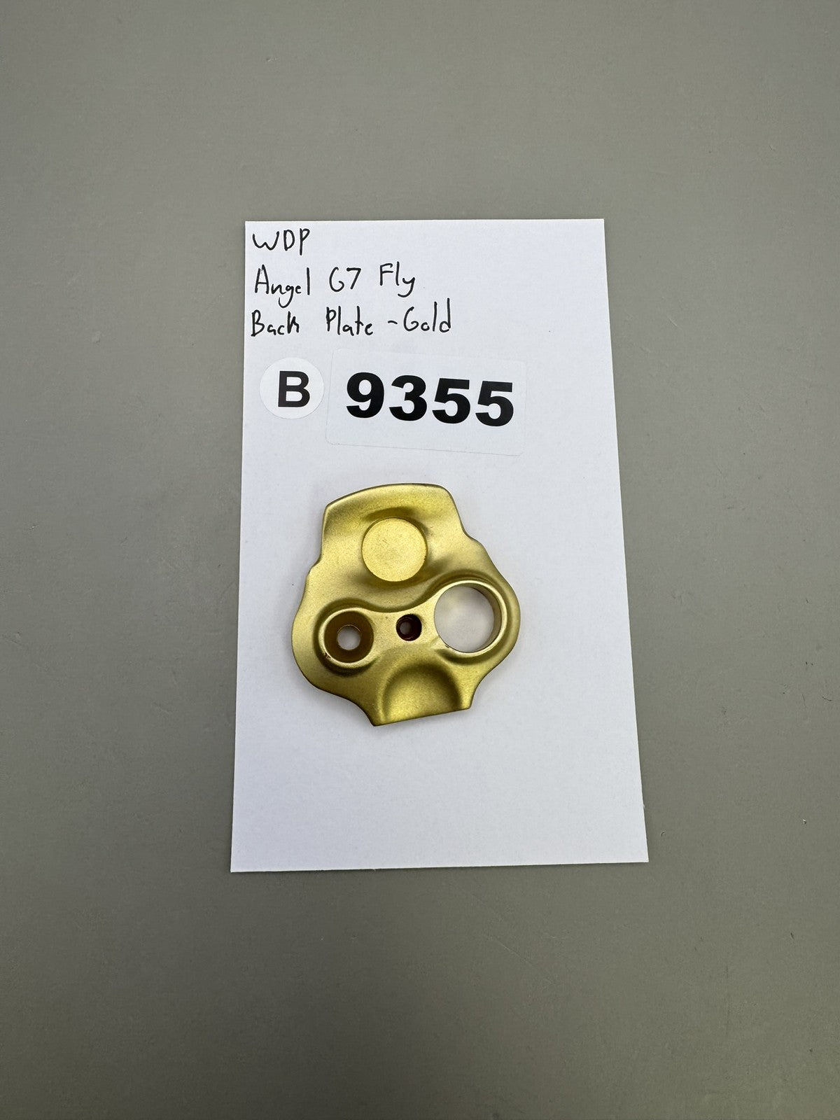 WDP Angel G7 Fly Back Plate -Gold