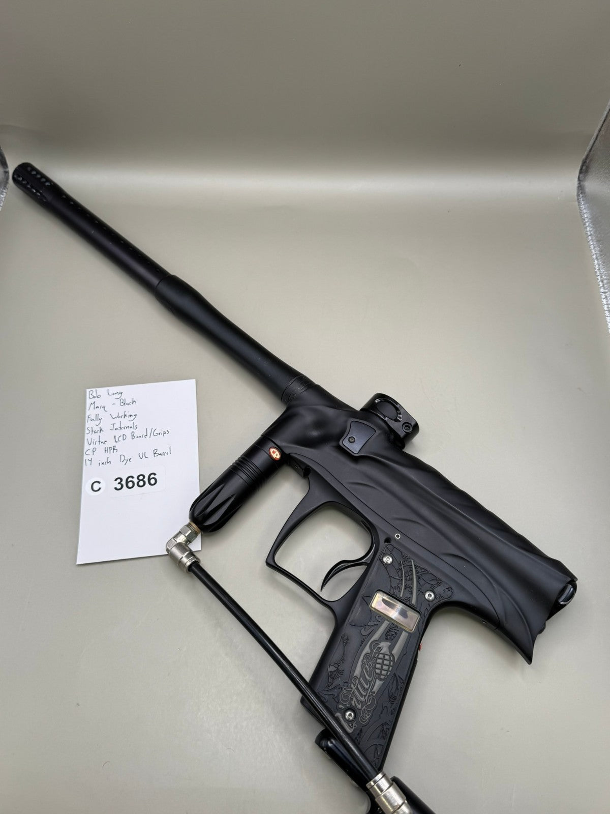Bob Long Marq - Black - Paintball Marker Fully Working