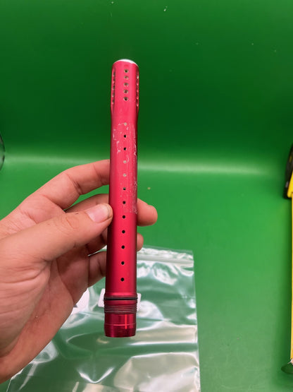 Dye Ultralight 14 inch tip - used paintball barrel tip - red anno