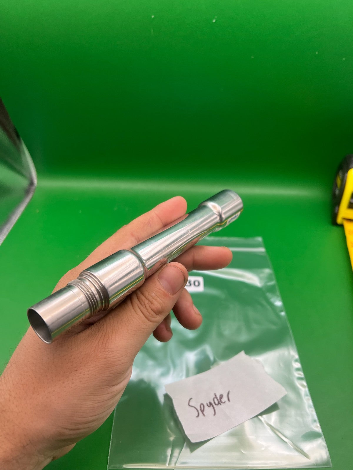 Dye Ultralite Spyder Barrel Back Silver .684