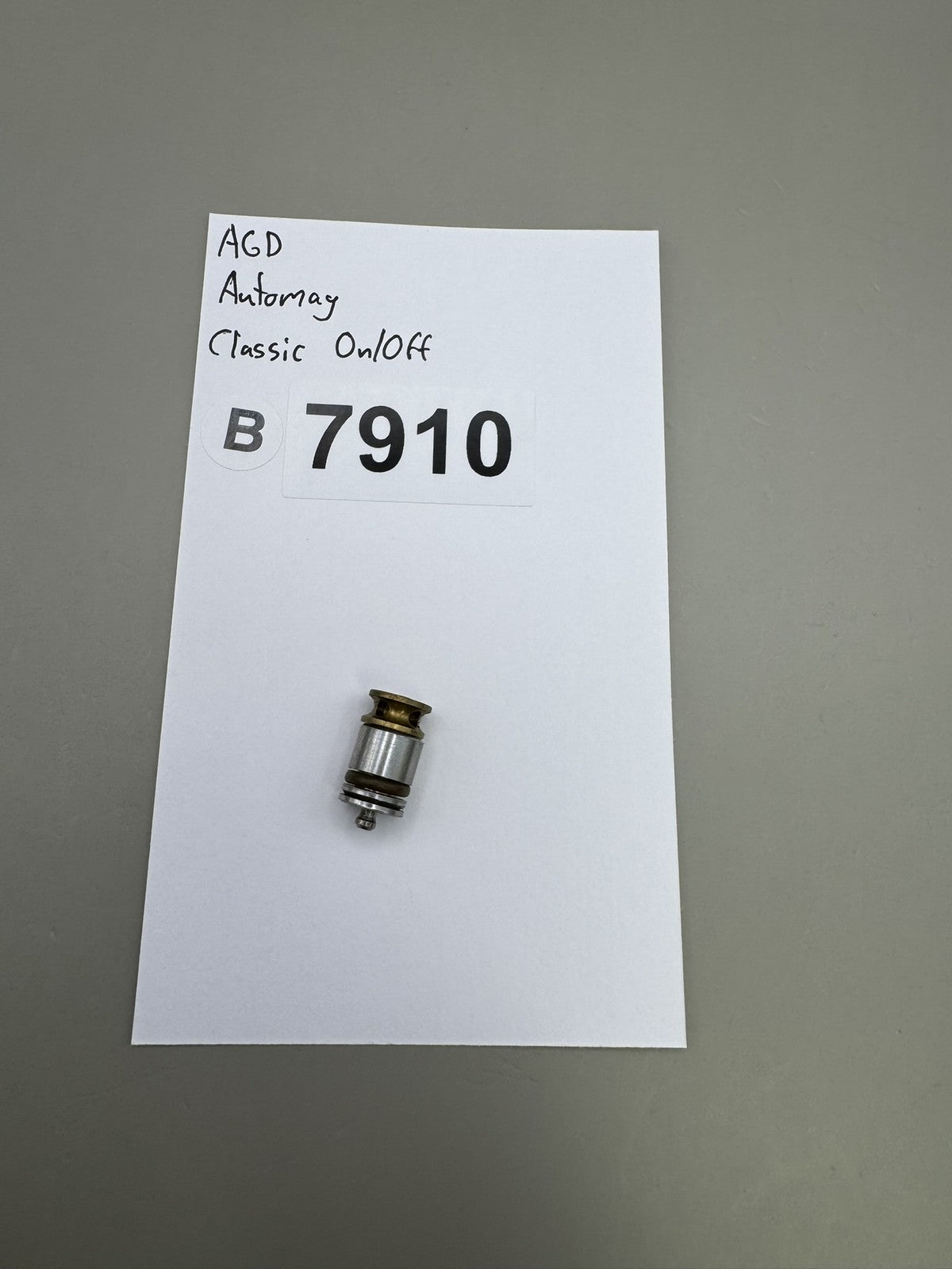 AGD Automag Classic On/Off Valve Assembly Brass Silver