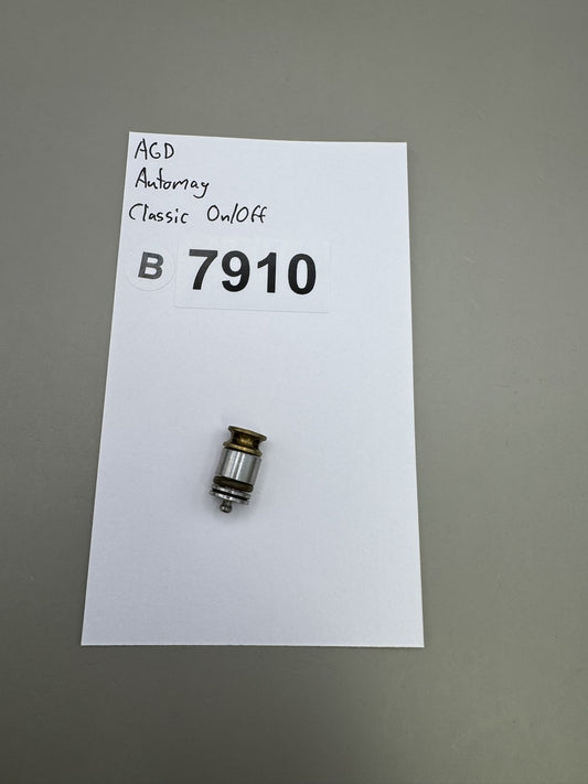 AGD Automag Classic On/Off Valve Assembly Brass Silver