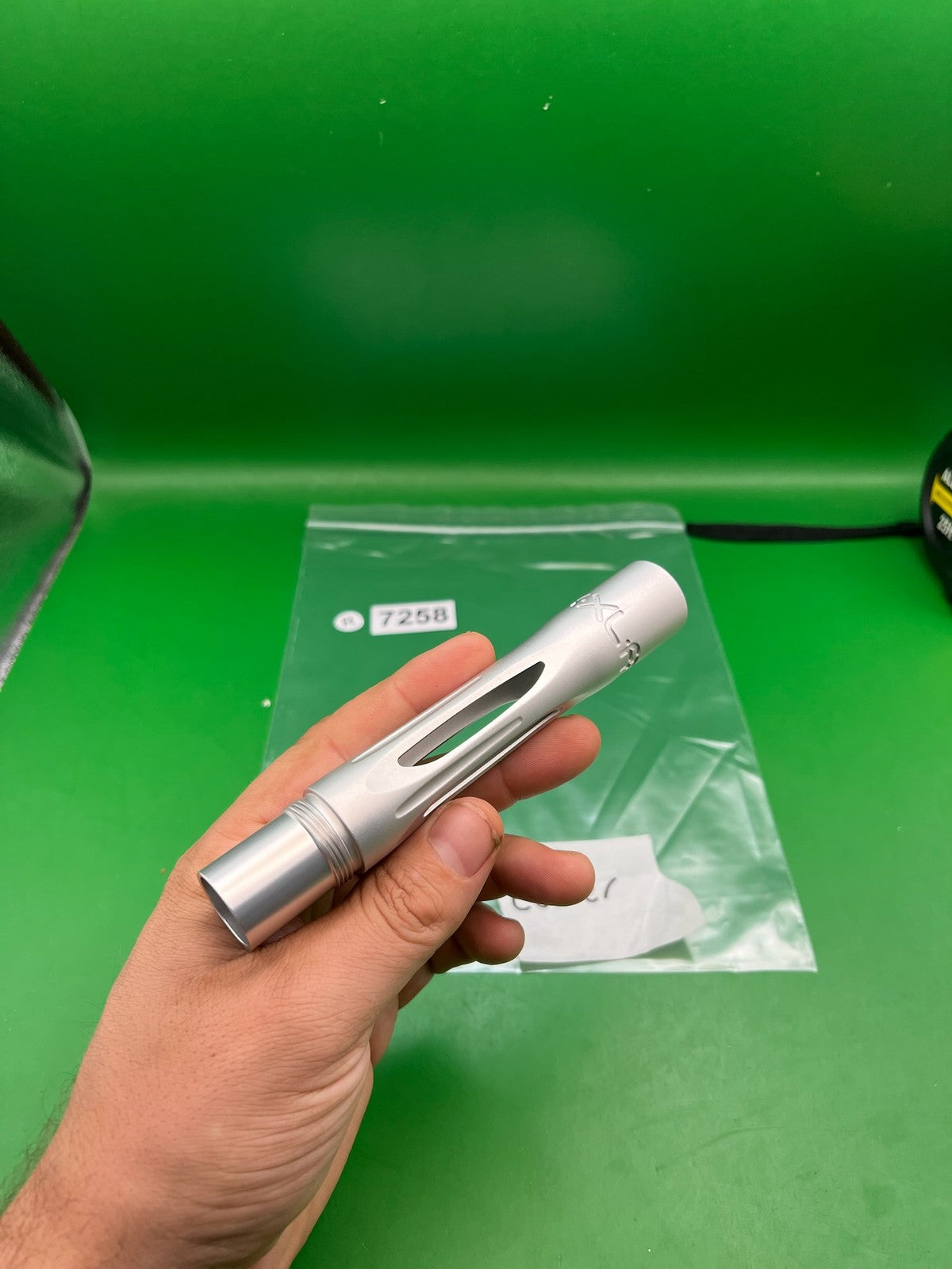 Smart Parts Freak XL Barrel Back Autococker Thread Silver 5" Aluminum